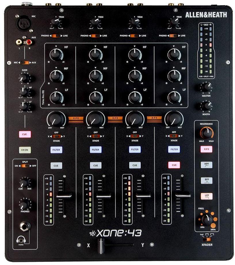 Table de mixage dj Allen & heath Xone:43