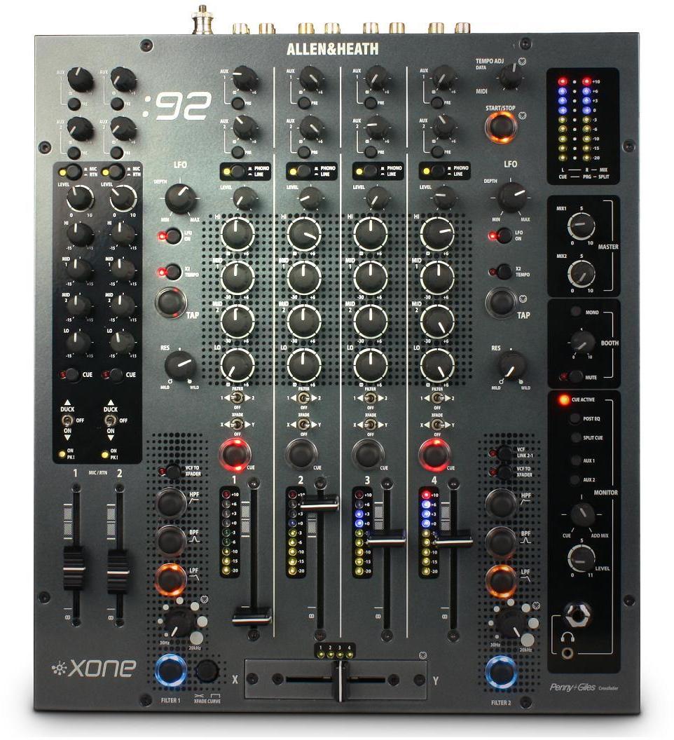 Table de mixage dj Allen & heath Xone:92