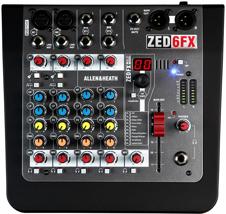 Allen & Heath Zed-6fx - Table De Mixage Analogique - Main picture