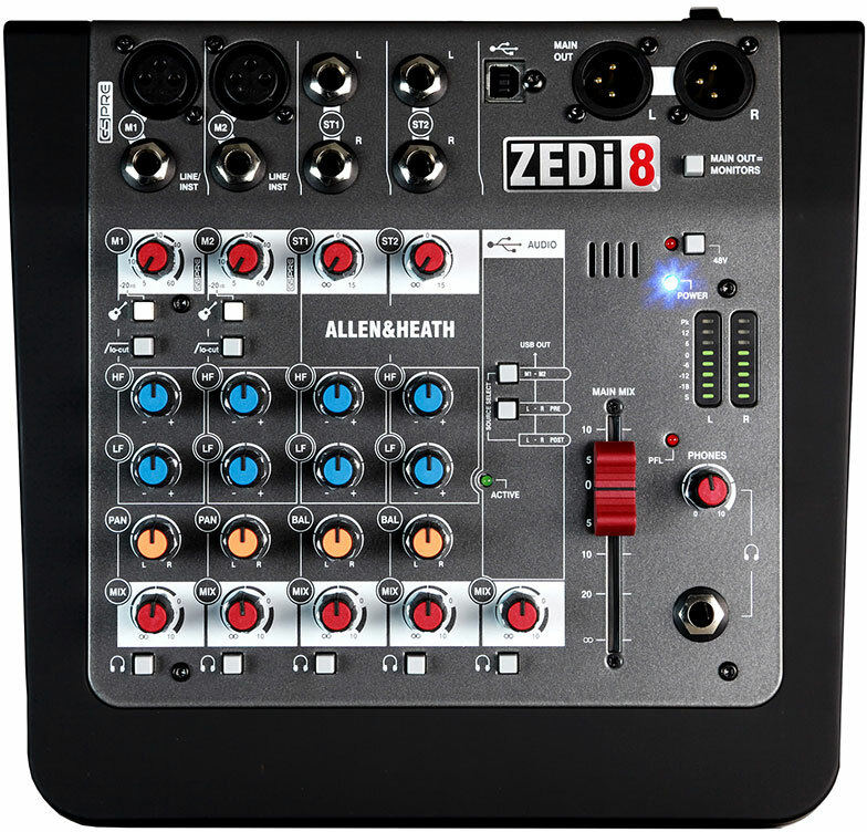 Allen & Heath Zedi-8 - Table De Mixage Analogique - Main picture