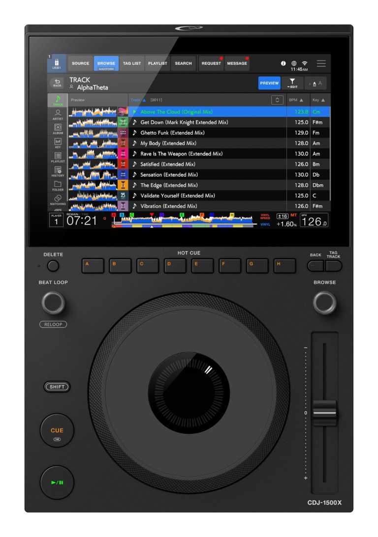 Alphatheta Cdj-1500x - Platine Cd & Mp3 - Variation 5