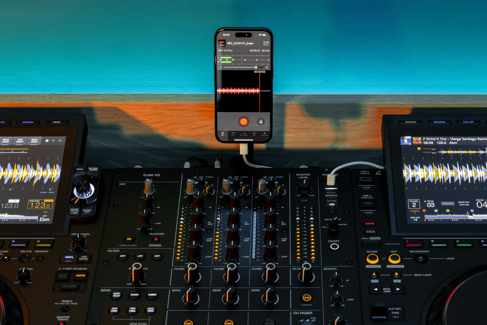 Alphatheta Djm-v5 - Table De Mixage Dj - Variation 23