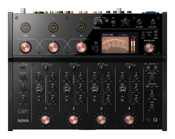 ♪ALPHALPHA♪ Alphatheta EUPHONIA Dj mixer