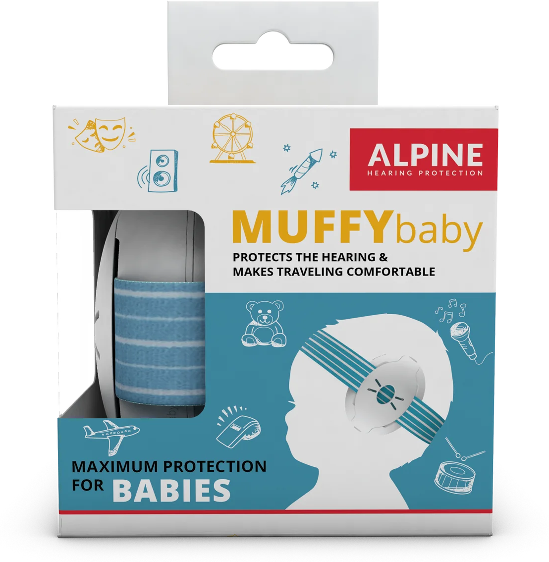 Alpine Muffy Baby Bleu - Protection Auditive - Main picture