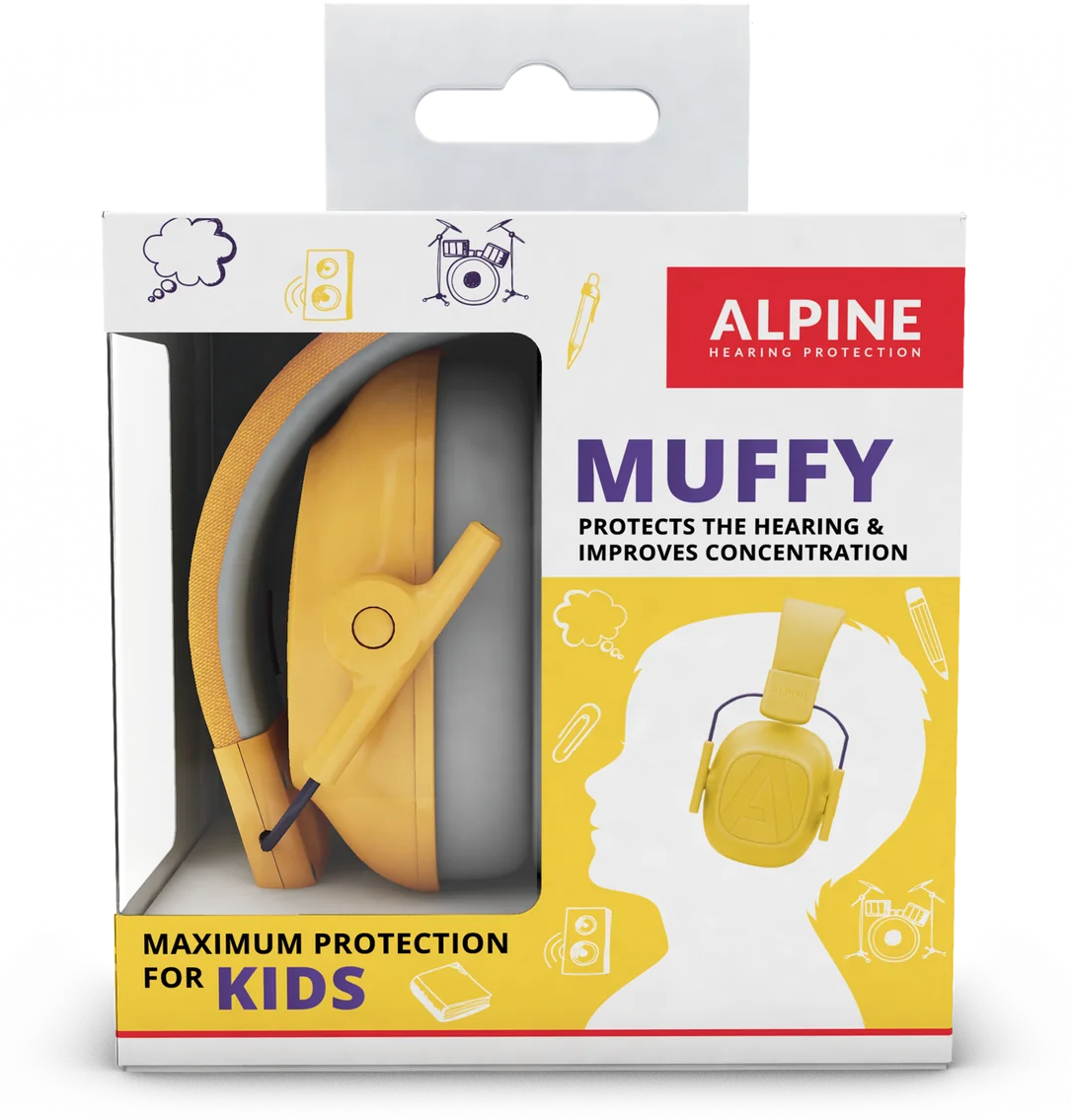 Alpine Muffy Kids Jaune - Protection Auditive - Main picture