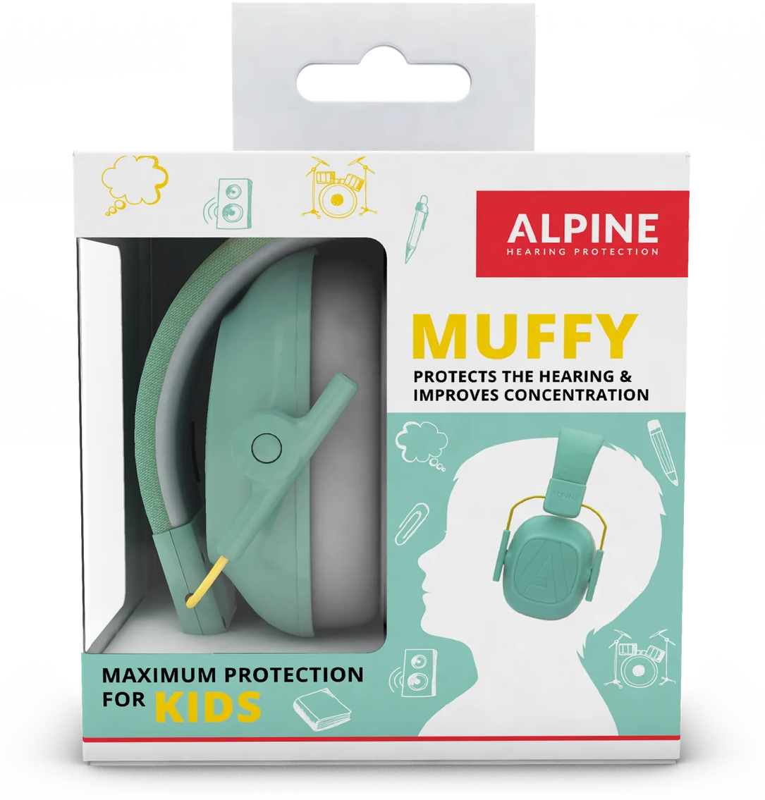 Alpine Muffy Kids Menthe - Protection Auditive - Main picture