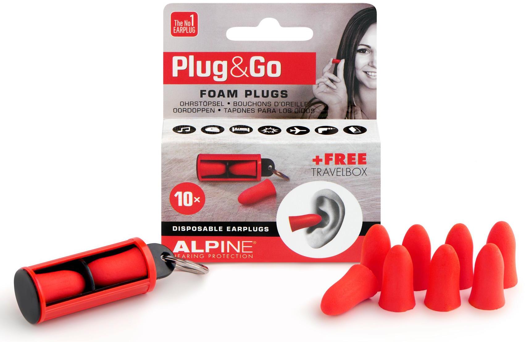 Protection auditive Alpine PLUG AND GO Rouge