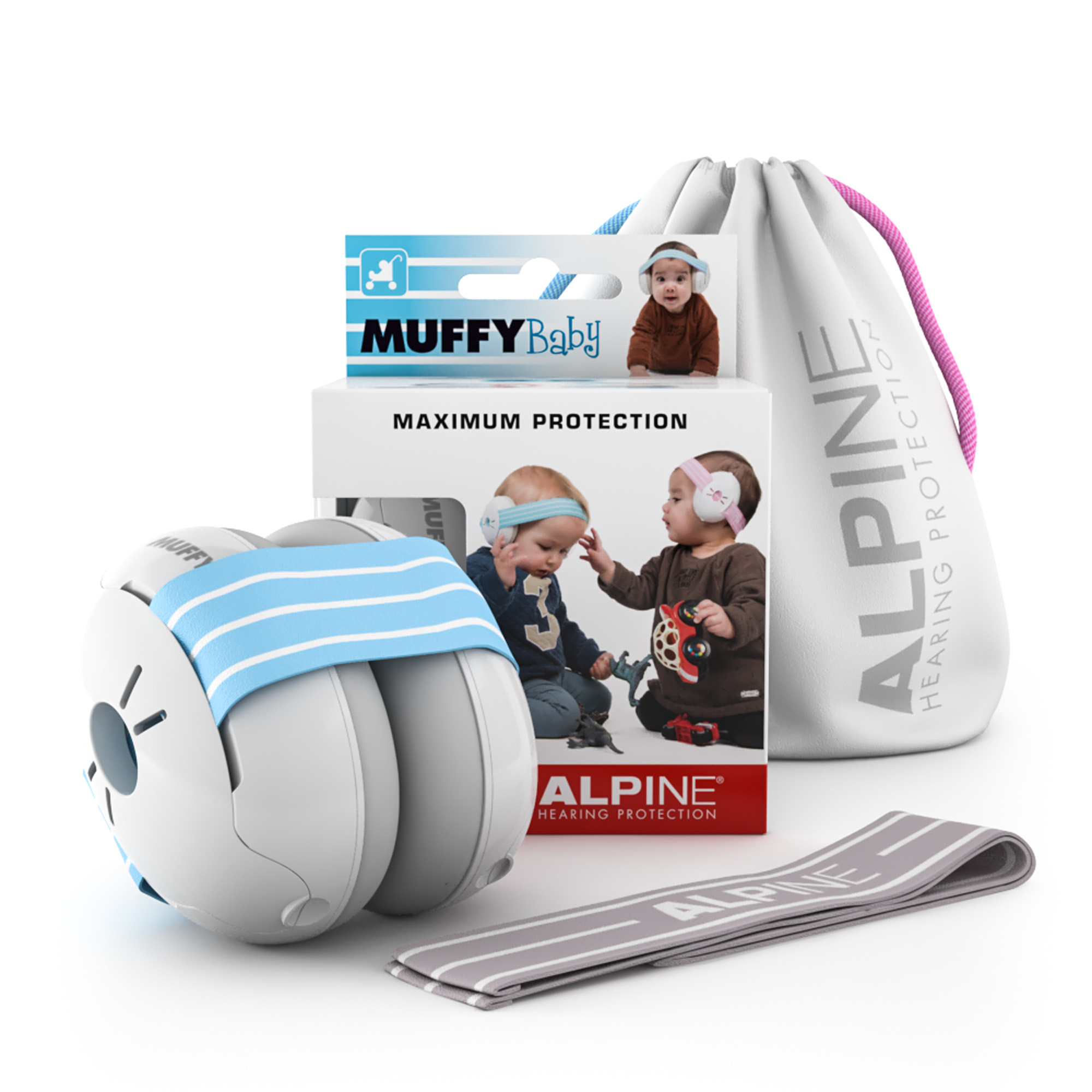 Alpine Muffy Baby Bleu - Protection Auditive - Variation 1