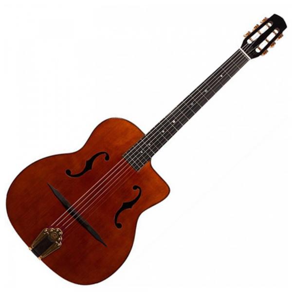 Guitare manouche Altamira Gypsy Jazz M01F +Case - Antique natural