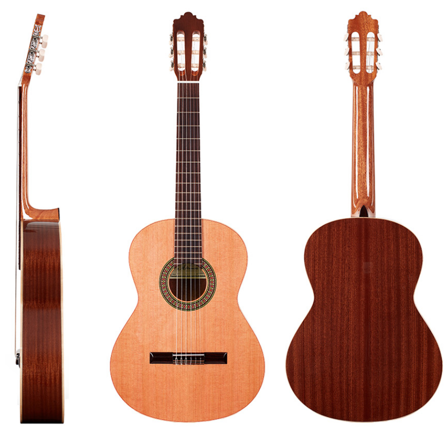 Altamira N100 7/8 Cedre Acajou Rw - Natural Satin - Guitare Classique Format 7/8 - Variation 1
