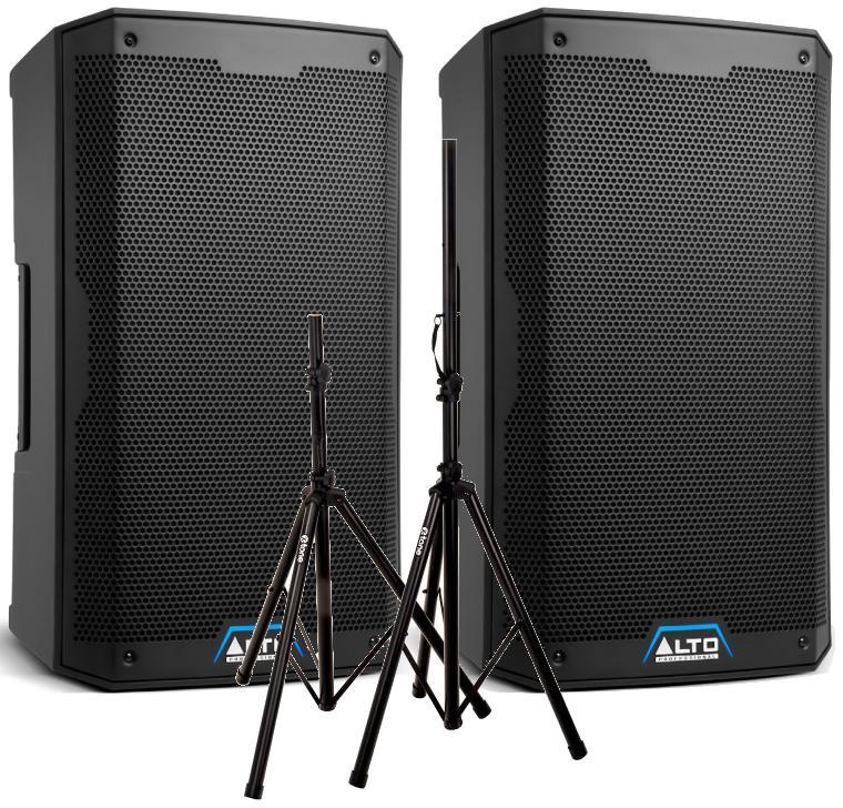 Pack sonorisation Alto TS 410 + XH 6310 Pied Enceinte Paire + Sac