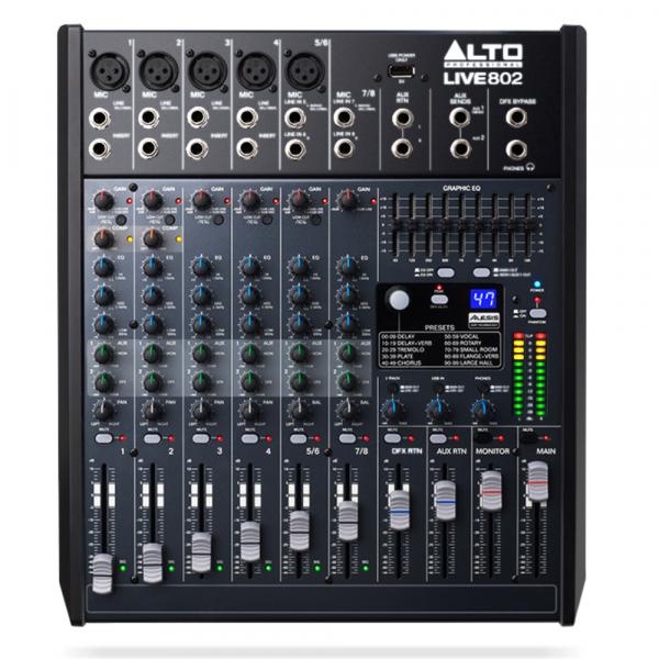 Table de mixage analogique Alto LIVE 802