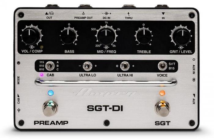 Preampli basse Ampeg SGT-DI