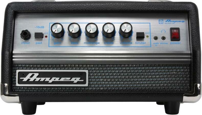 Ampeg Svt Micro-vr Head 200w Black - Classic-series - TÊte Ampli Basse - Main picture