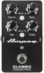 Preampli basse Ampeg Classic Analog Bass Preamp