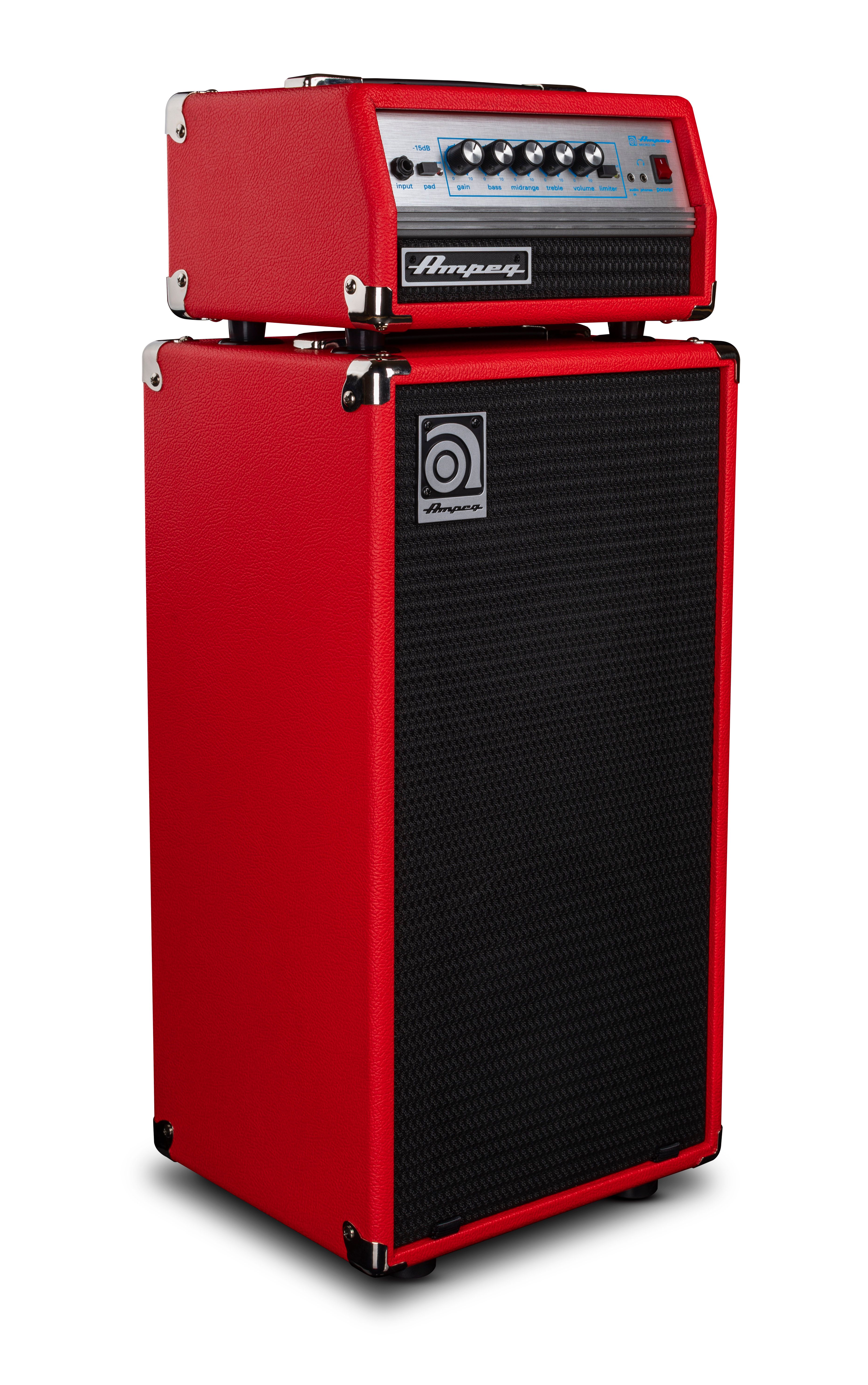 Stack Ampli Basse Ampeg MICRO VR STACK RED LIMITED EDITION 2X10 200W stack-ampli-basse-ampeg-micro-vr-stack-red-limited-edition-2x10-200w