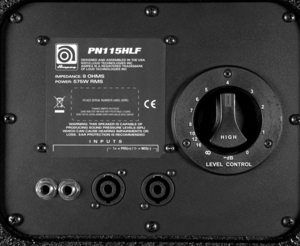 Ampeg Pro Neo Pn-115hlf 1x15 575w 8-ohms - Baffle Ampli Basse - Variation 2