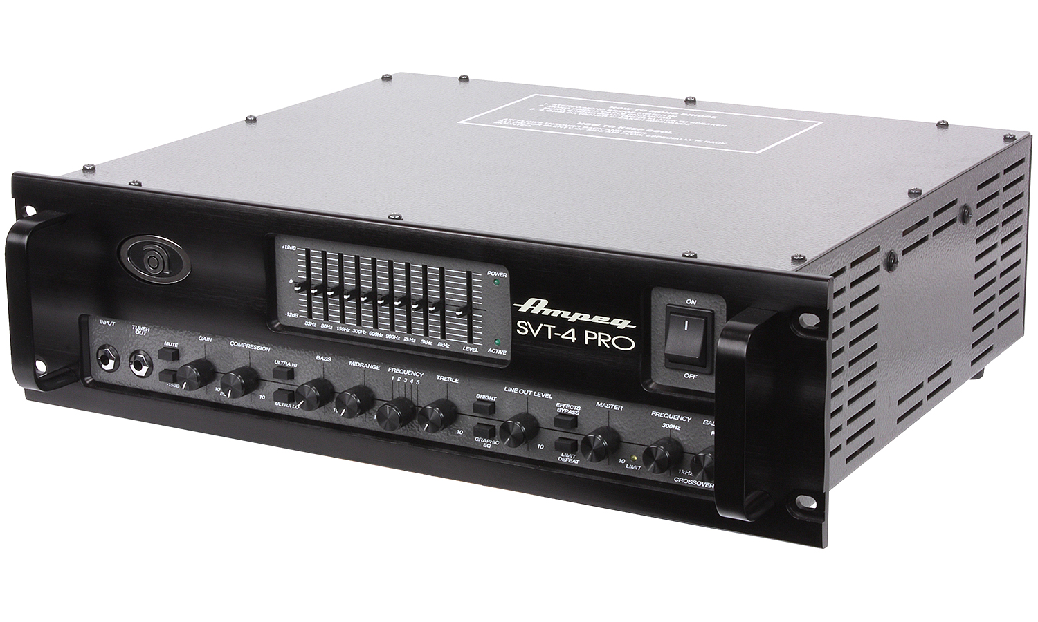 Ampeg Svt-4pro 1200w 4 Ohms Black - Pro Series - TÊte Ampli Basse - Variation 1