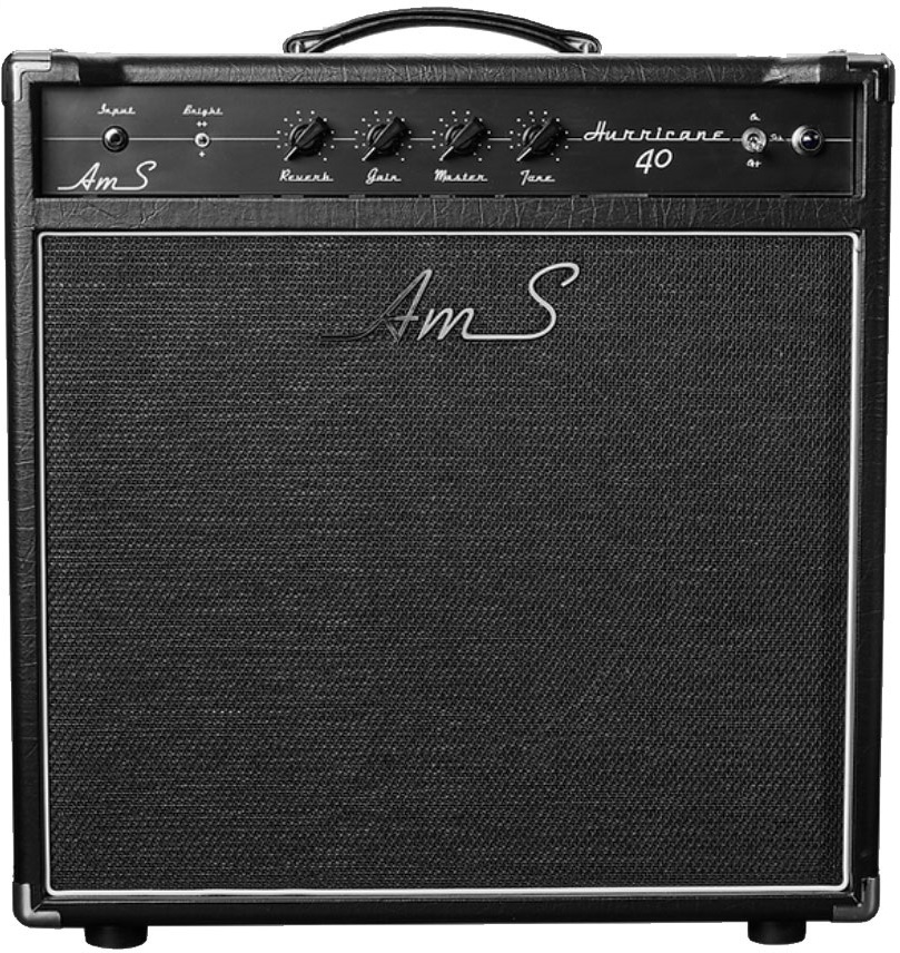 Ams Amplifiers Hurricane 40 Combo 40w 6v6 Black - Ampli Guitare Électrique Combo - Main picture