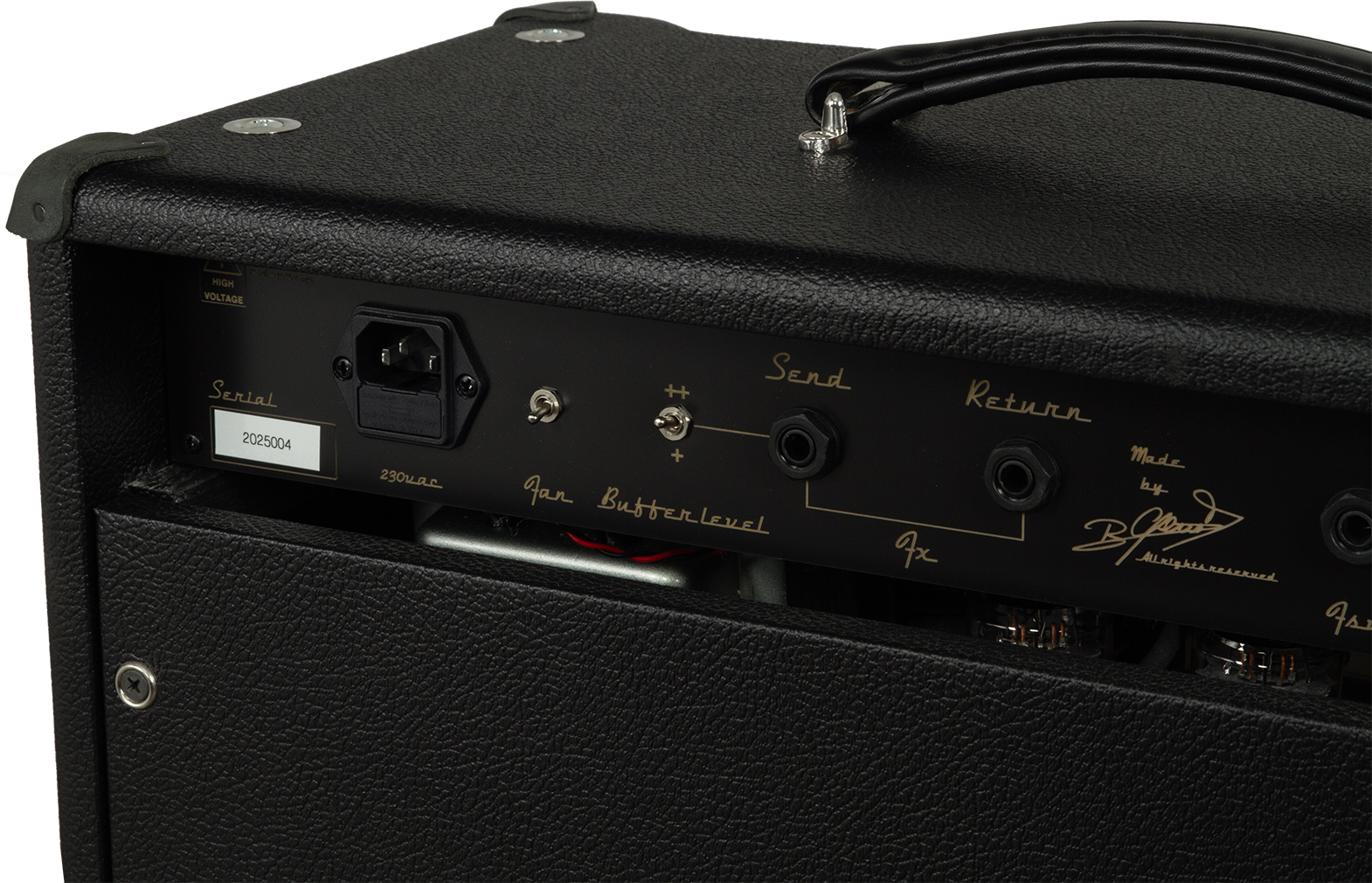 Ams Amplifiers The One 50 Spring Reverb 1x12 Combo 50w 6l6 Black - Ampli Guitare Électrique Combo - Variation 5