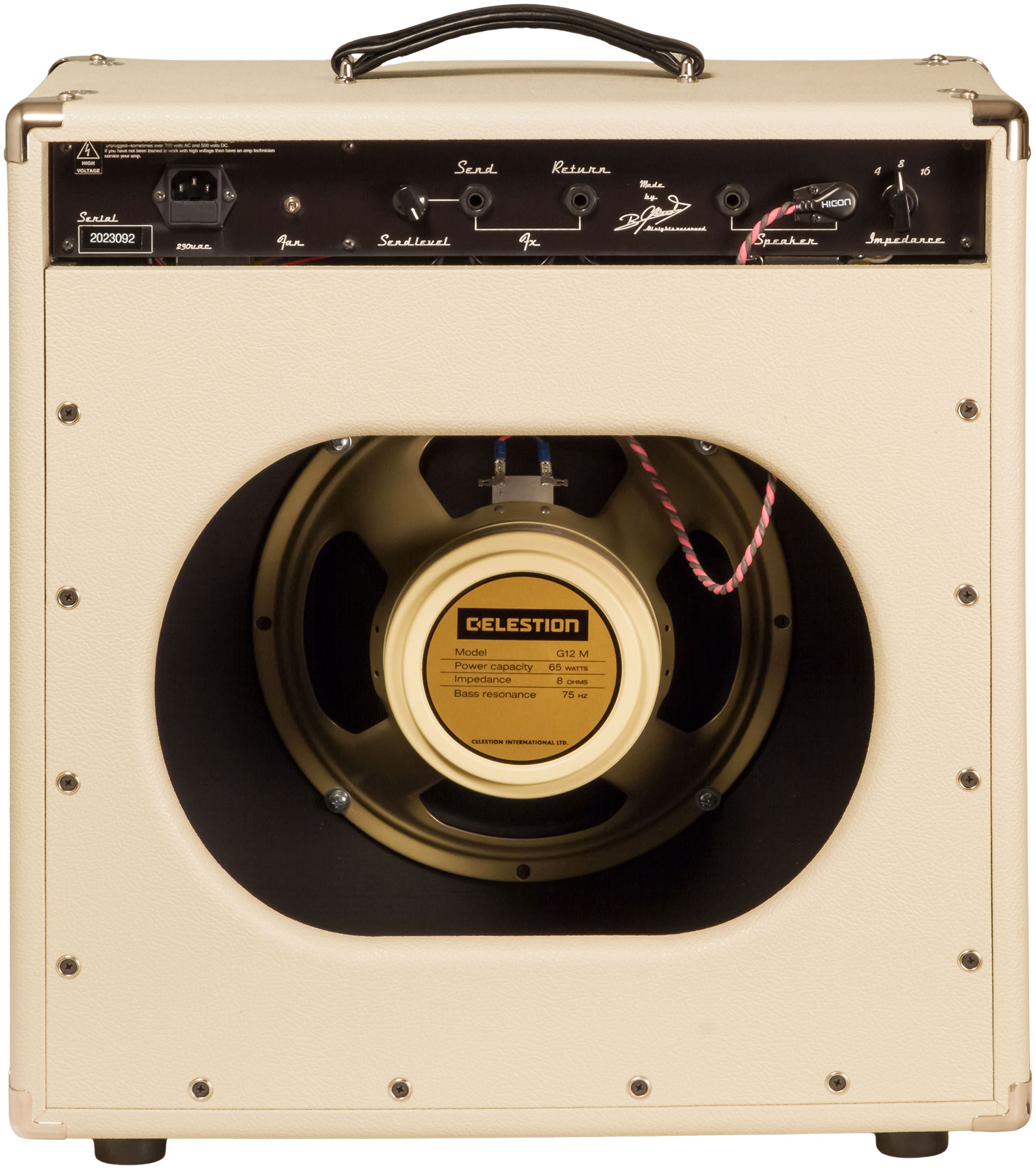 Ams Amplifiers The One 50 Spring Reverb 1x12 Combo 50w 6l6 Deltenre - Ampli Guitare Électrique Combo - Variation 5