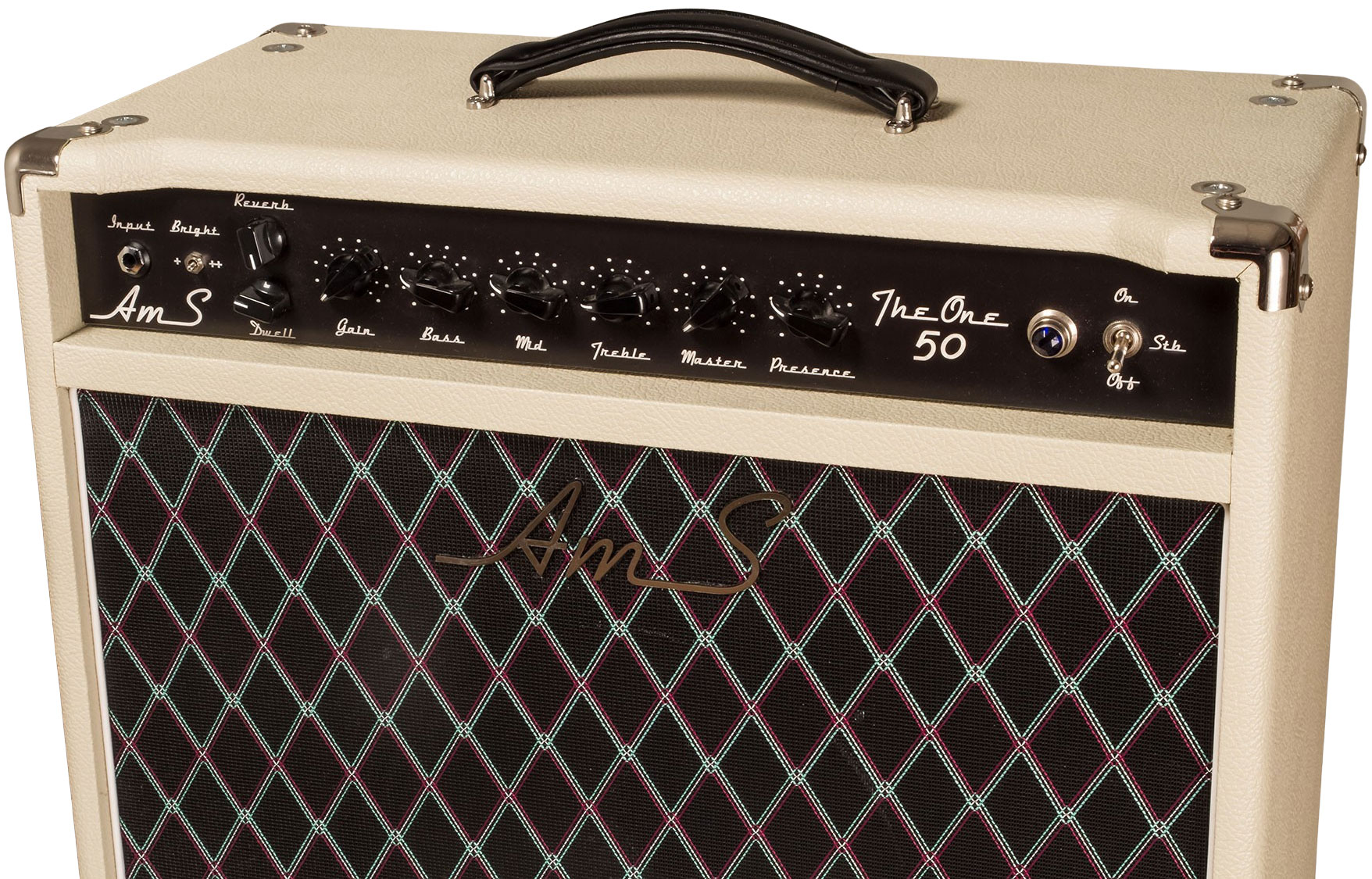 Ams Amplifiers The One 50 Spring Reverb 1x12 Combo 50w 6l6 Deltenre - Ampli Guitare Électrique Combo - Variation 6