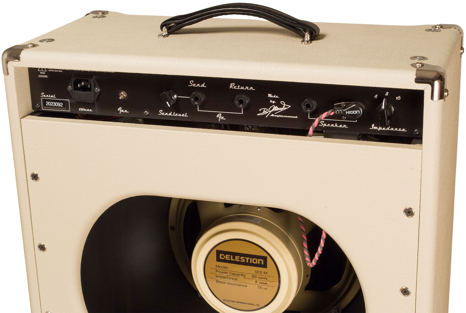 Ams Amplifiers The One 50 Spring Reverb 1x12 Combo 50w 6l6 Deltenre - Ampli Guitare Électrique Combo - Variation 7