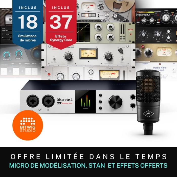 Carte son thunderbolt Antelope audio Discrete 4 Pro Synergy Core + Edge Solo