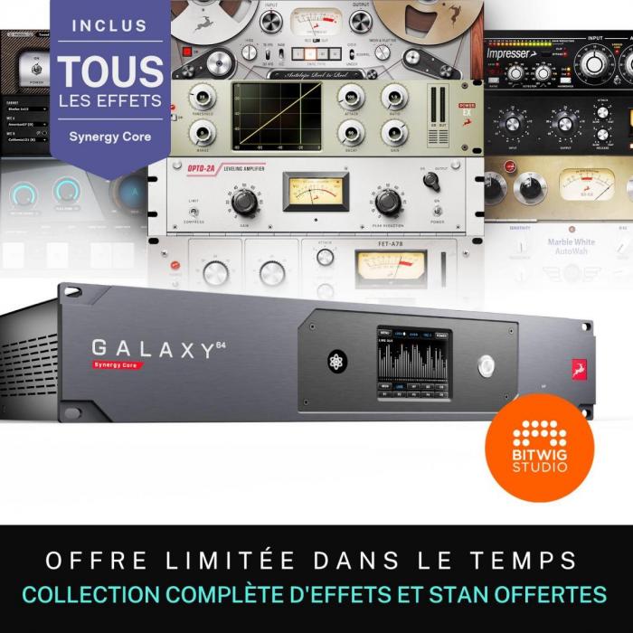 Autres formats (madi, dante, pci...) Antelope audio Galaxy 64 Synergy Core