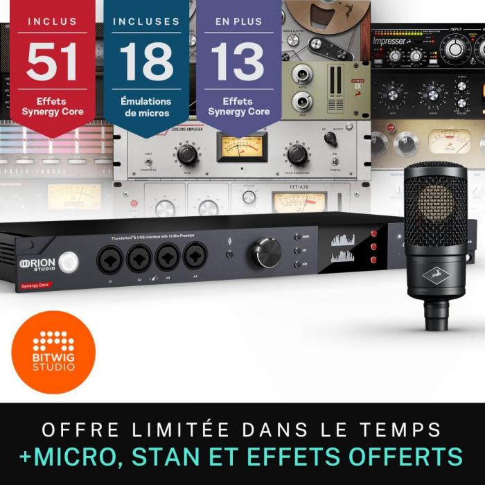 Pack home studio Antelope audio Orion Studio Synergy Core + Edge Solo