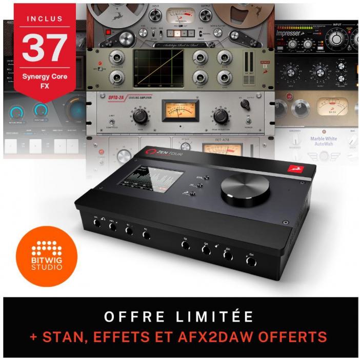 Carte son thunderbolt Antelope audio Zen Tour Synergy Core