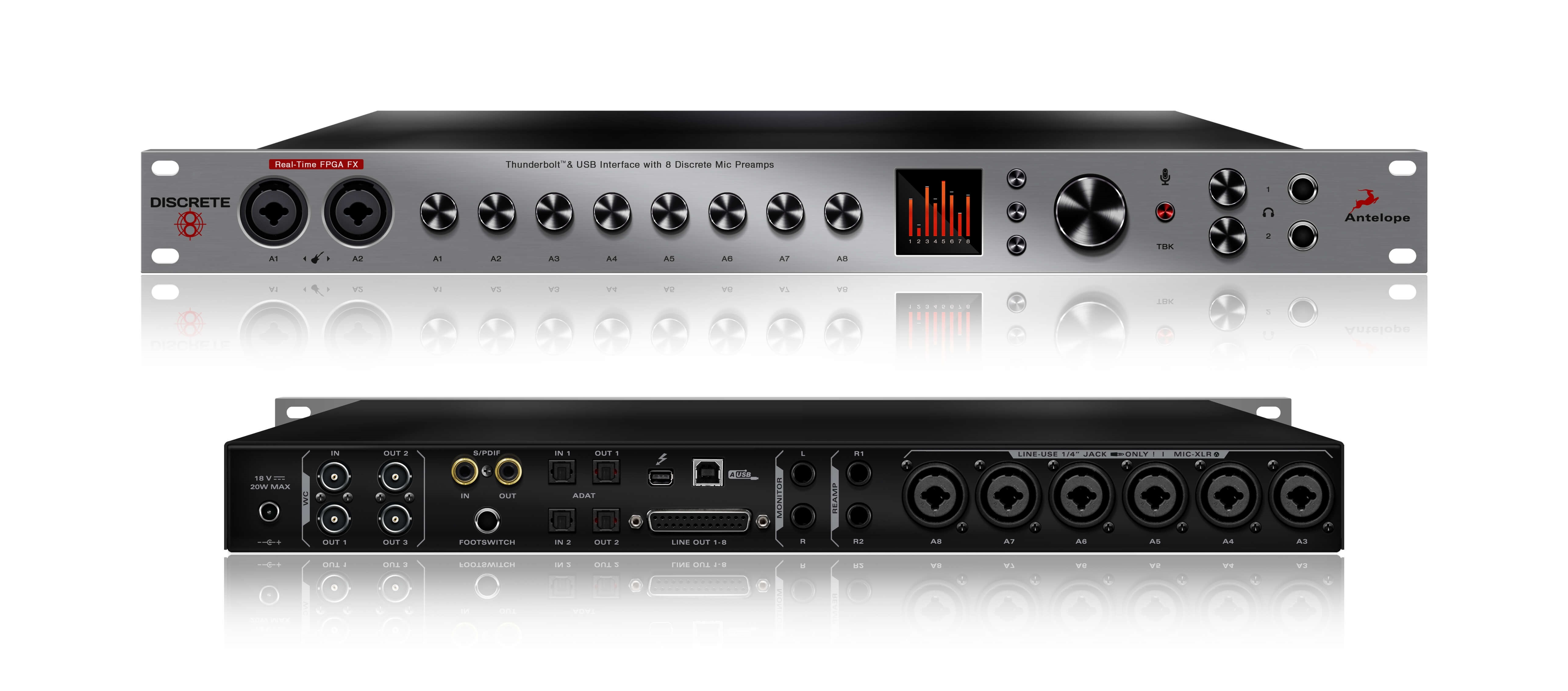 Interface audio Antelope audio Discrete 8 premium FX Star's Music