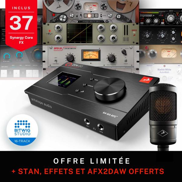 Pack home studio Antelope audio Zen Go Synergy Core Limited Edition