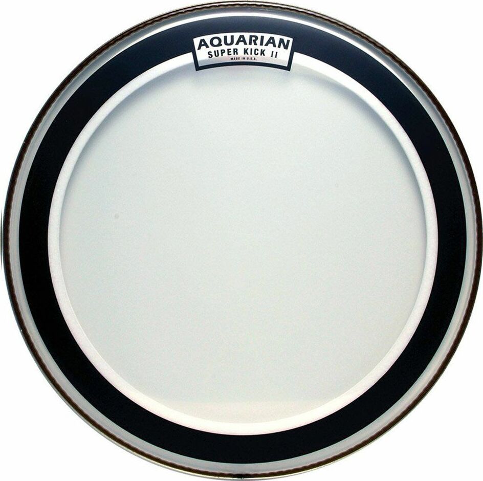 20　20　Peau　Drumhead　Aquarian　grosse　Transparent　caisse　II　Kick　Super　pouces