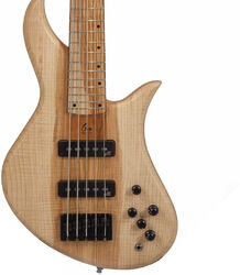 Basse électrique solid body Aquilina Bertone 5 Custom (#021830) - Natural