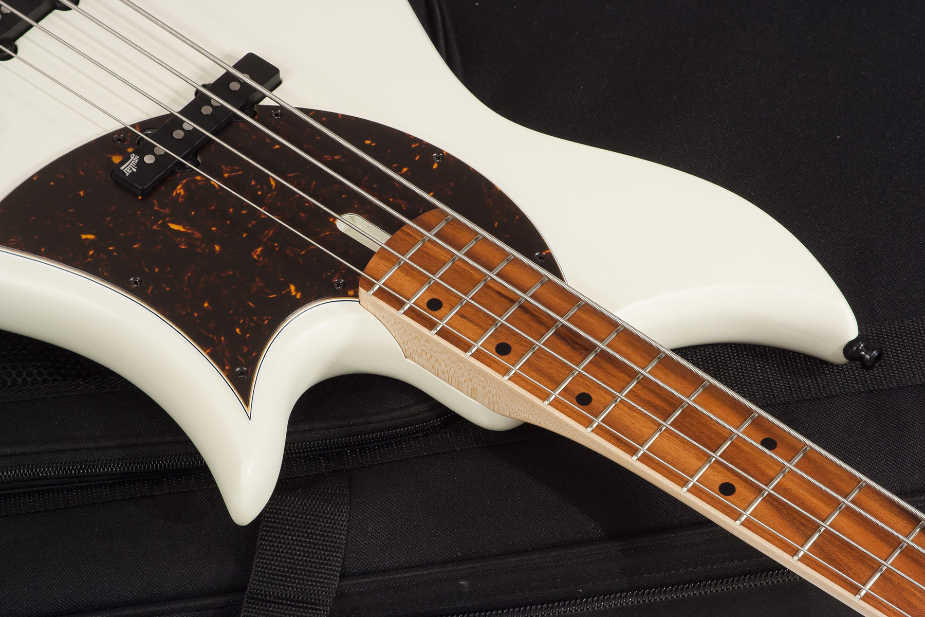 Aquilina Sirius 4 Standard Rw - White - Basse Électrique Solid Body - Variation 2
