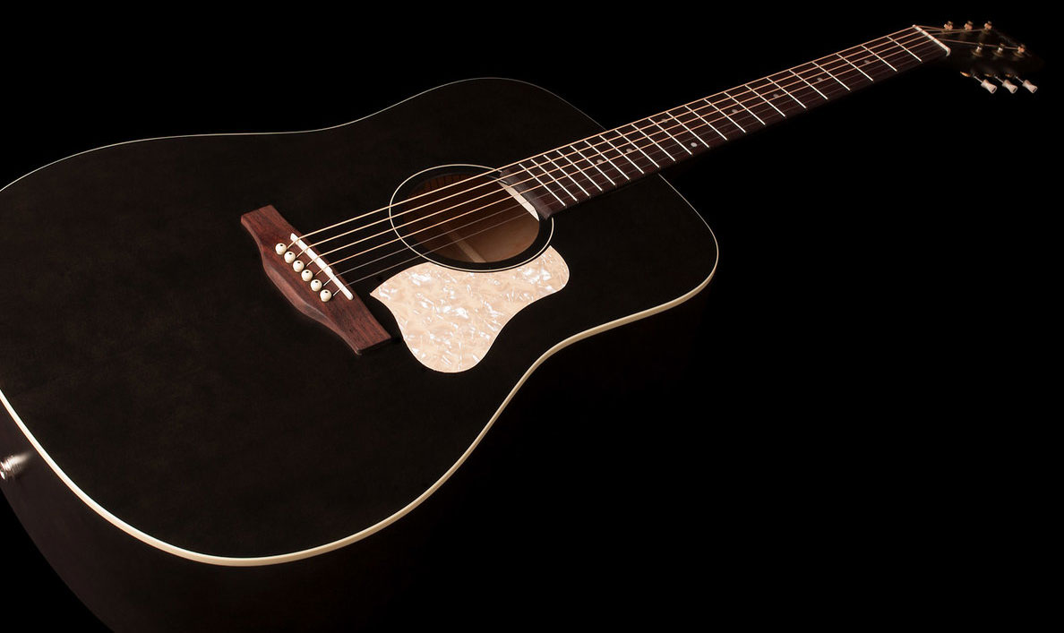 Art Et Lutherie Americana Dreadnought - Faded Black - Guitare Acoustique - Variation 2