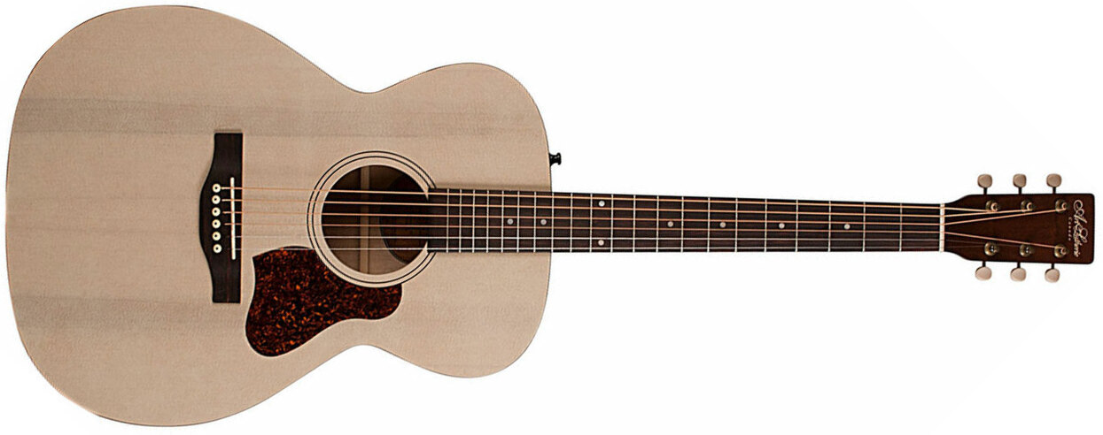 Art Et Lutherie Legacy Concert Hall Epicea Merisier - Faded Cream - Guitare Acoustique - Main picture
