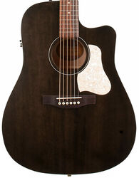 Guitare electro acoustique Art et lutherie Americana Dreadnought CW QIT - Faded black