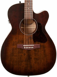 Guitare folk Art et lutherie Legacy Concert Hall CW QIT - Bourbon burst