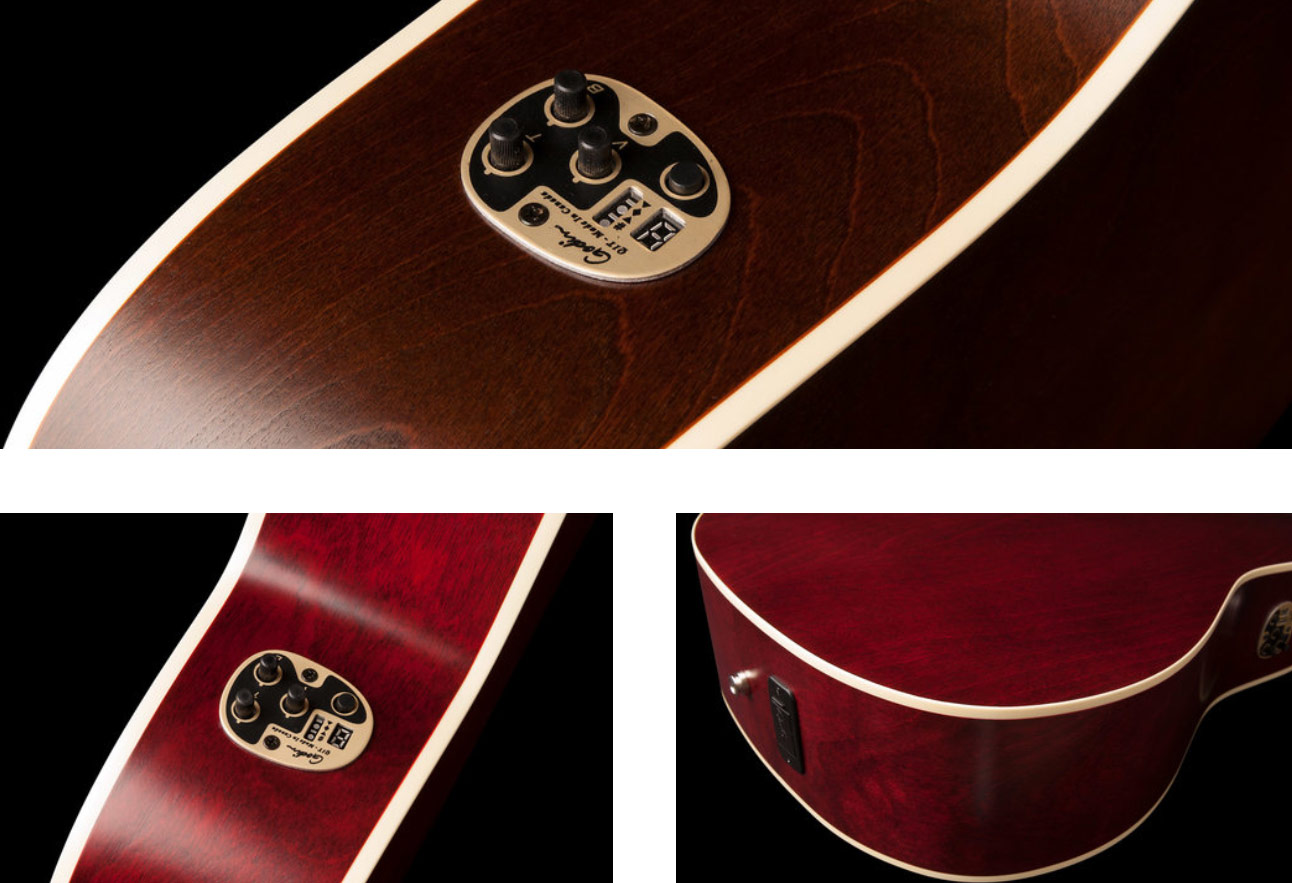 Art Et Lutherie Legacy Concert Hall Cw Qit - Tennessee Red - Guitare Electro Acoustique - Variation 5