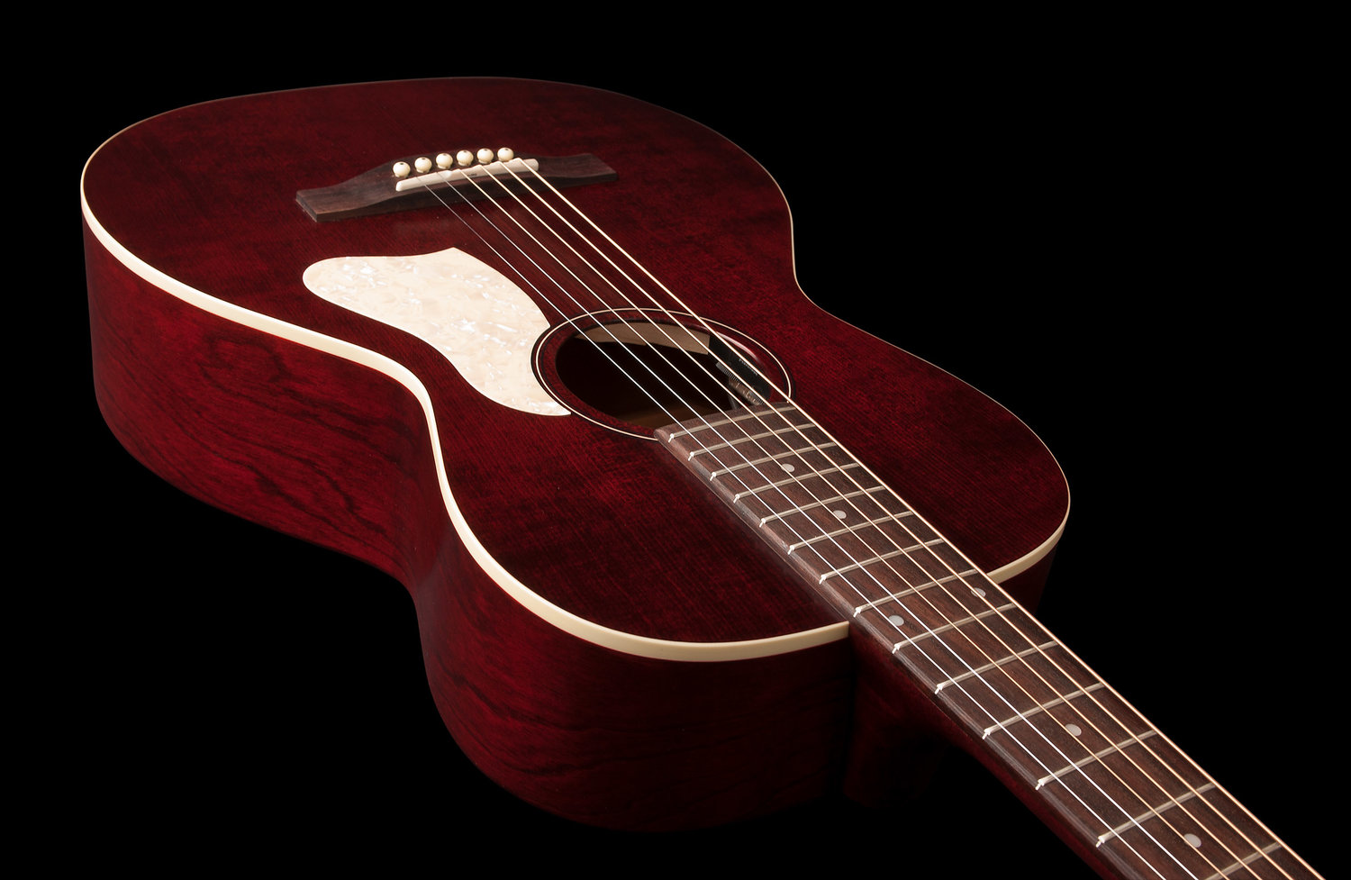 Art Et Lutherie Roadhouse Parlor Epicea Merisier - Tennessee Red - Guitare Acoustique - Variation 2