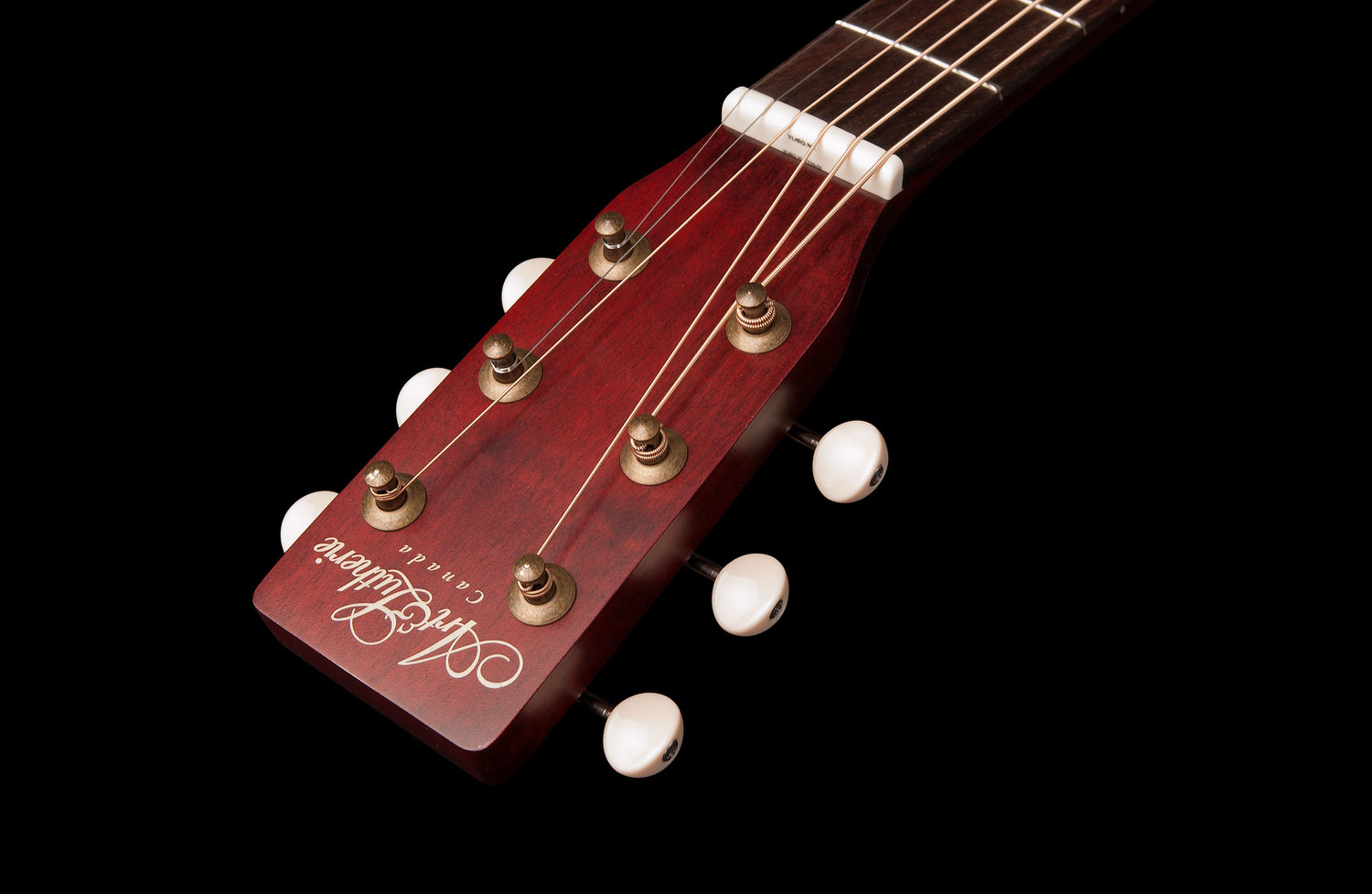 Art Et Lutherie Roadhouse Parlor Epicea Merisier - Tennessee Red - Guitare Acoustique - Variation 4
