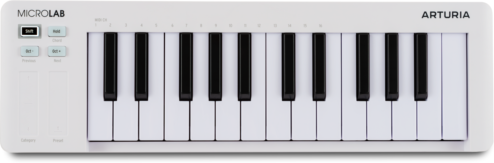 Arturia Microlab Mk3 Blanc - Clavier MaÎtre - Main picture