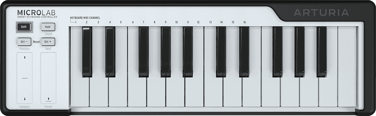 Arturia Microlab Noir - Clavier MaÎtre - Main picture