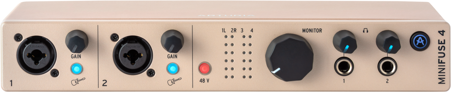 Arturia Minifuse 4 Champagne - Carte Son Usb - Main picture