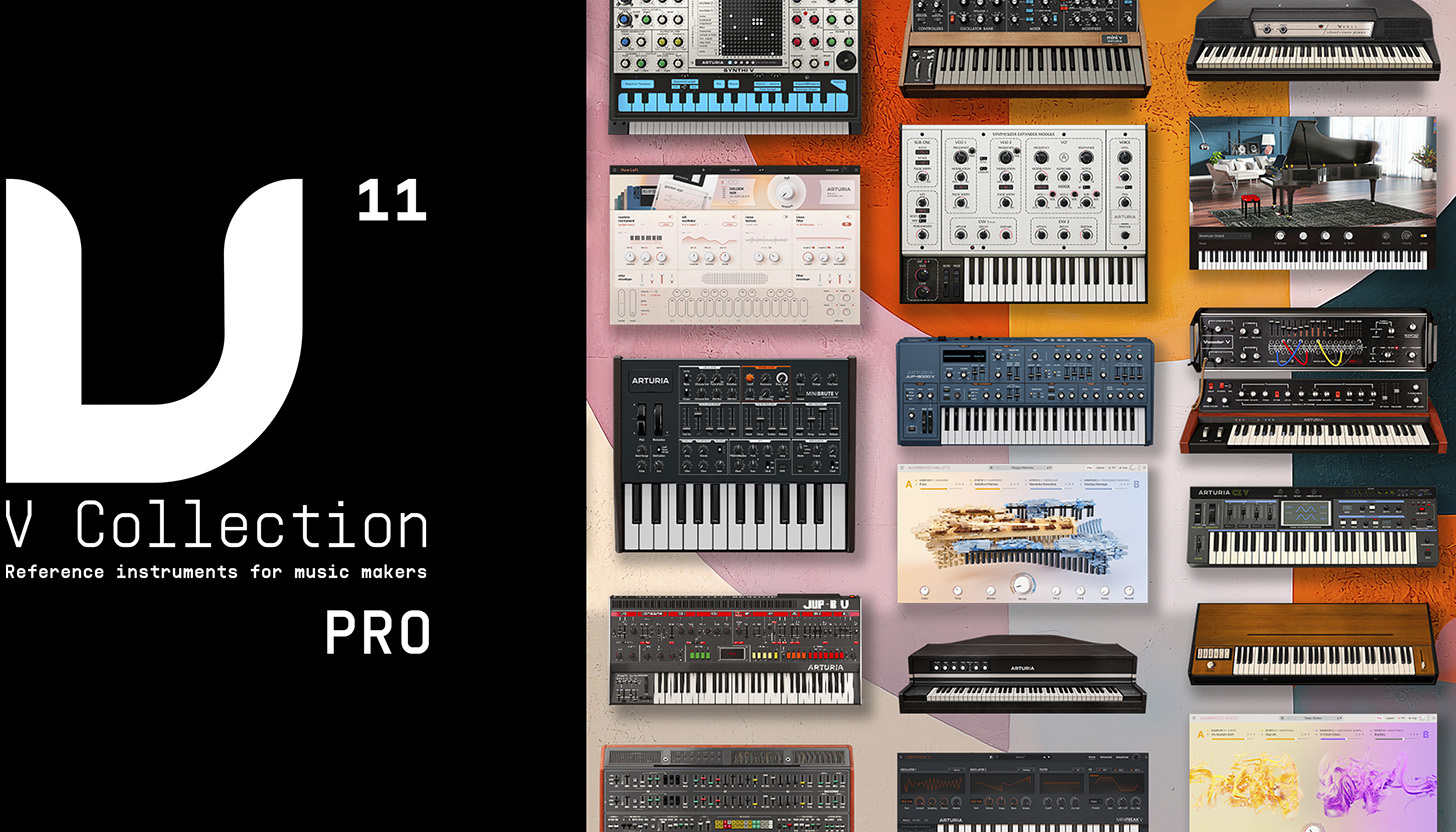 Arturia Suite Instrument V Collection 11 Pro Telechargeable - Plug-in Effet - Main picture