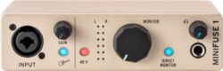 Carte son usb Arturia MiniFuse 1 Champagne