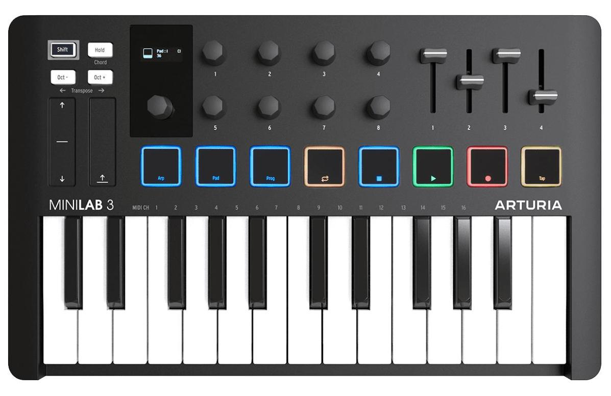 Clavier maître Arturia MiniLab 3 BK