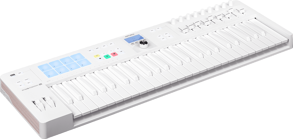 Arturia Keylab Essential 49 Mk3 Alpine White - Clavier MaÎtre - Variation 1
